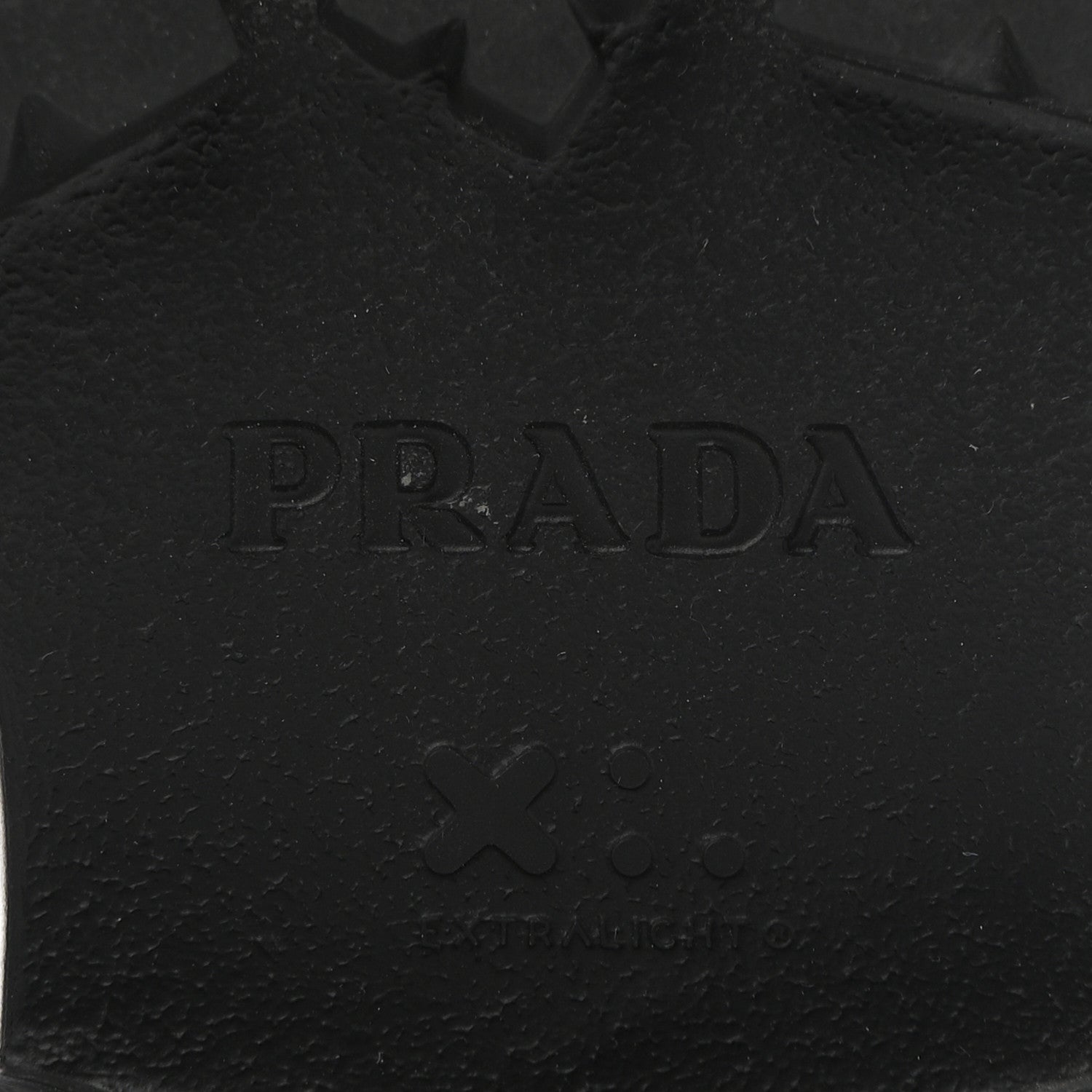 Prada Foam Rubber Triangle Logo Monolith 55mm Cage Sandals 40 Black 7 of 11