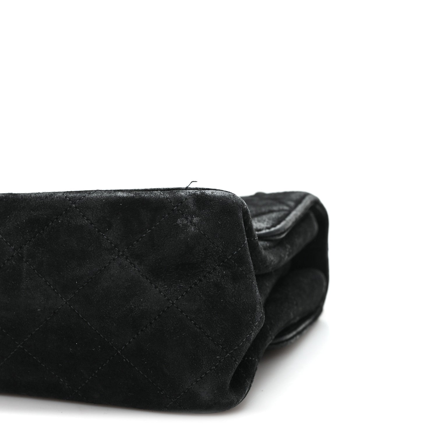 Chanel Suede Quilted Double Sided Small Flap Black 11 of 13