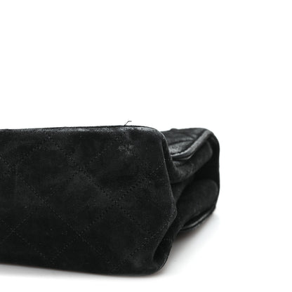Chanel Suede Quilted Double Sided Small Flap Black 11 of 13