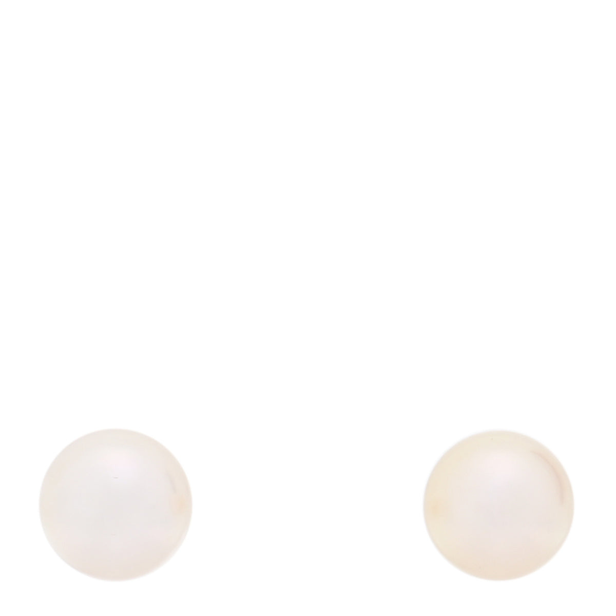 Mikimoto 18K Yellow Gold Akoya Pearl 7.5-8mm Stud Earrings 1 of 5