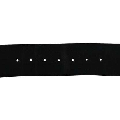 Chanel Suede Pearl Logo Chain Belt 80 32 Black 3 of 7