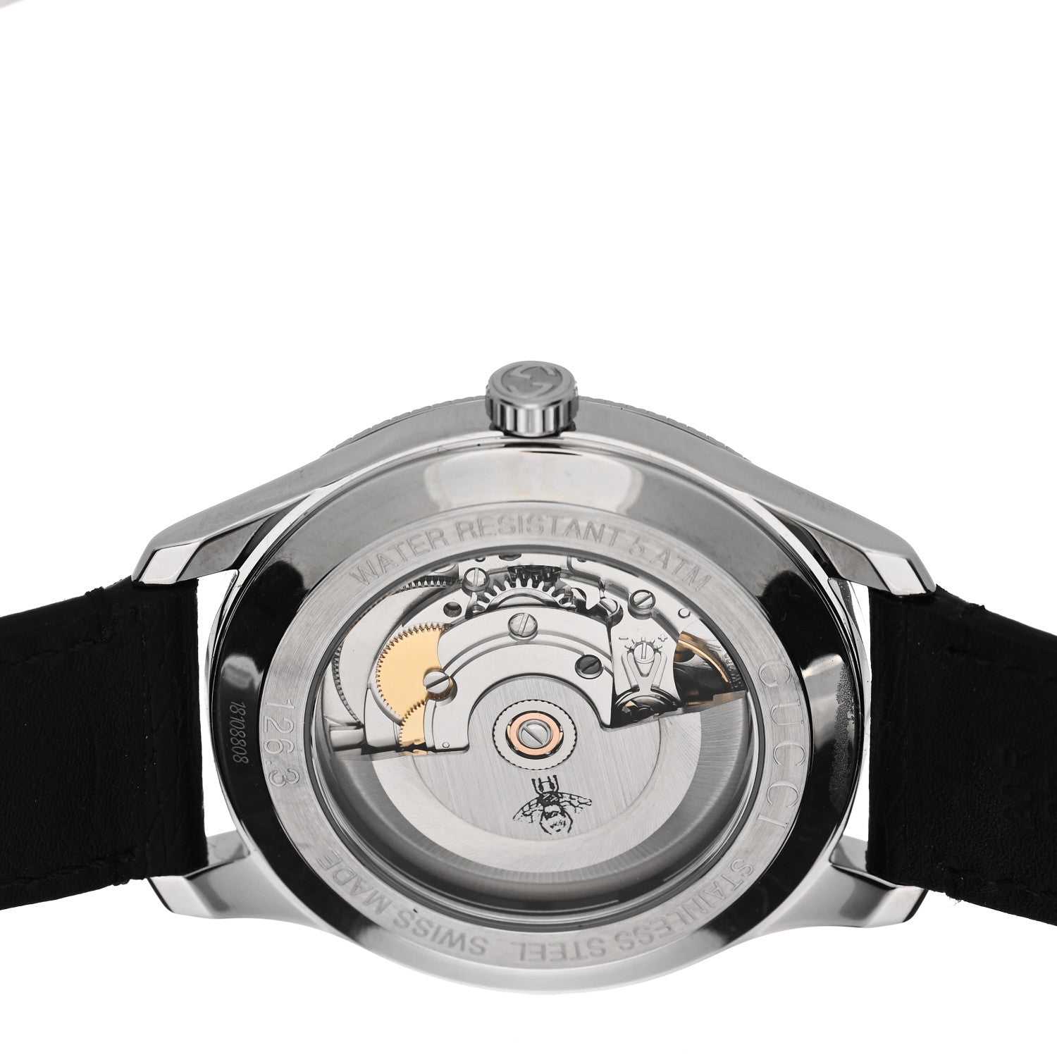 Gucci Stainless Steel Calfskin 40mm Eryx Automatic Watch 4 of 4