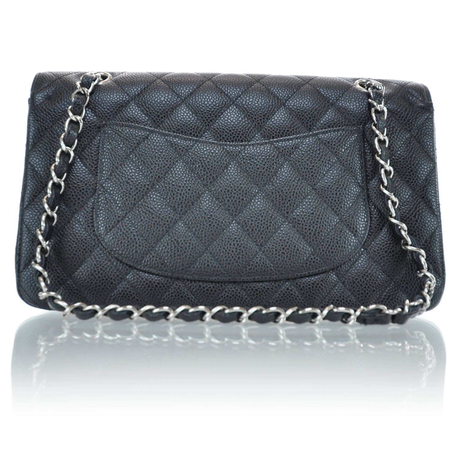 Chanel Caviar Quilted Medium Double Flap Black 4 of 12