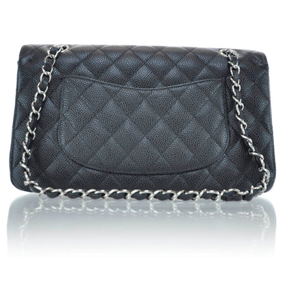 Chanel Caviar Quilted Medium Double Flap Black 4 of 12