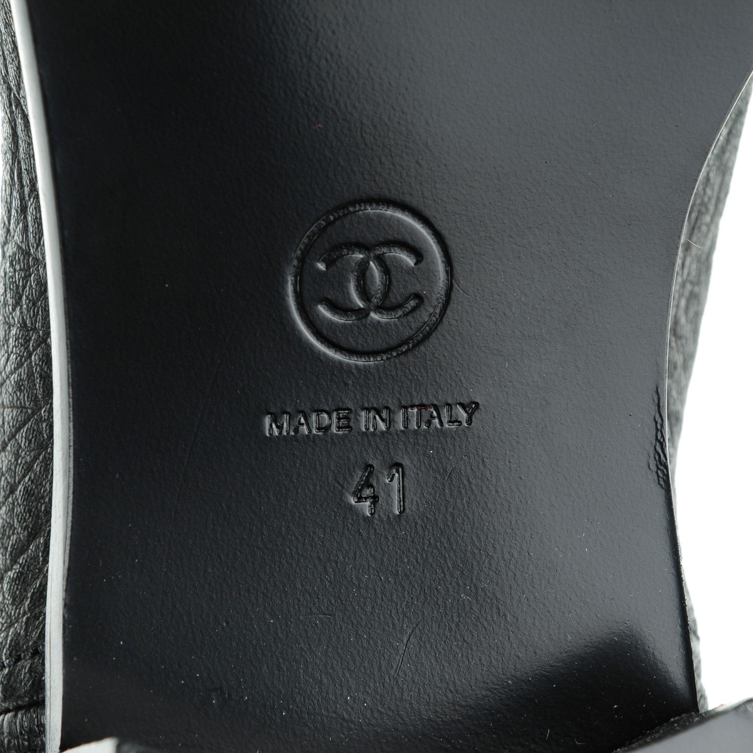 Chanel Lambskin Calfskin High Boots 41 Dark Brown Black 6 of 9