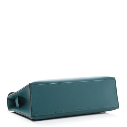 Hermes Swift Kelly Pochette Clutch Vert Bosphore 5 of 17