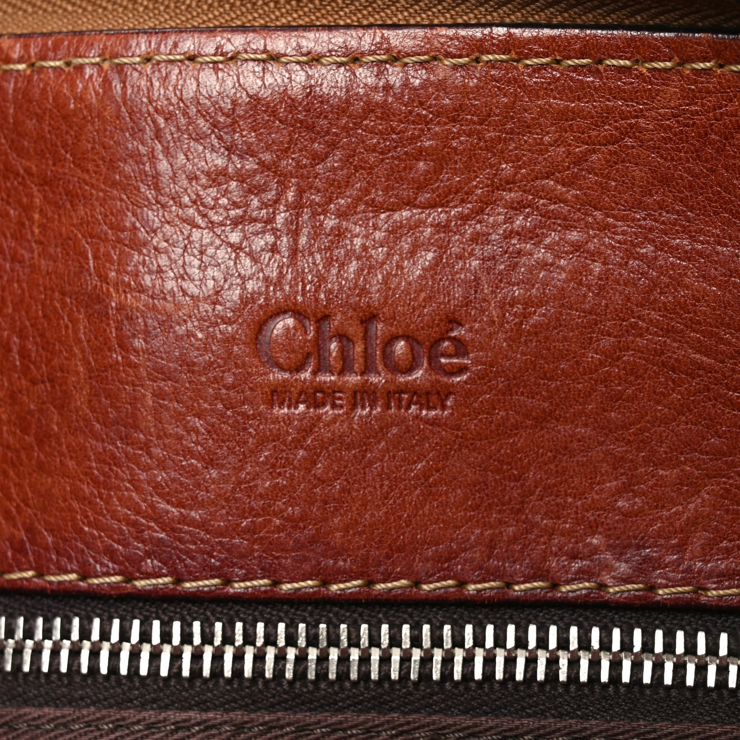 Calfskin Edith Satchel Ecureil Brown