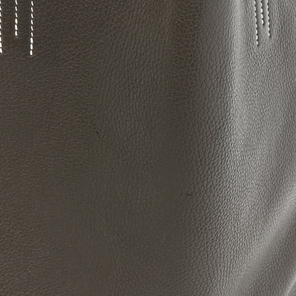 Hermes Taurillon Clemence Double Sens 45 Reversible Mykonos Etain Mykonos Etain 19 of 19