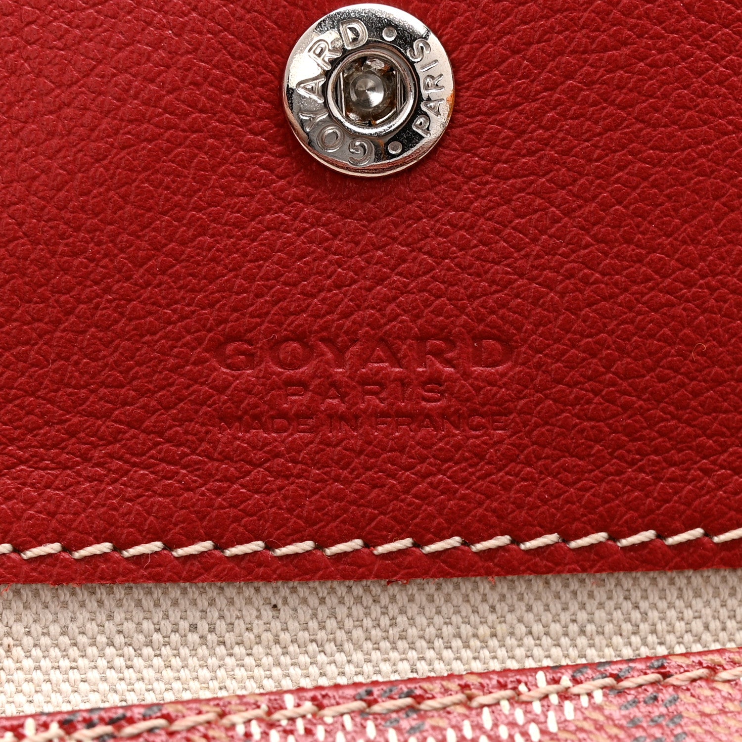 Goyard Goyardine Saint Louis PM Red 7 of 11