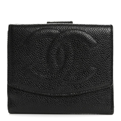 Chanel Caviar Timeless CC Flap Wallet Black 1 of 14