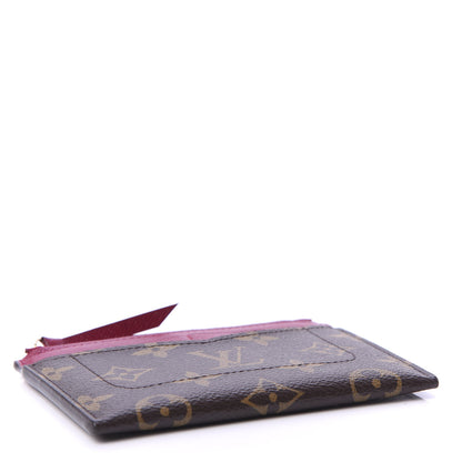 Louis Vuitton Monogram Zipped Card Holder Fuchsia 4 of 9