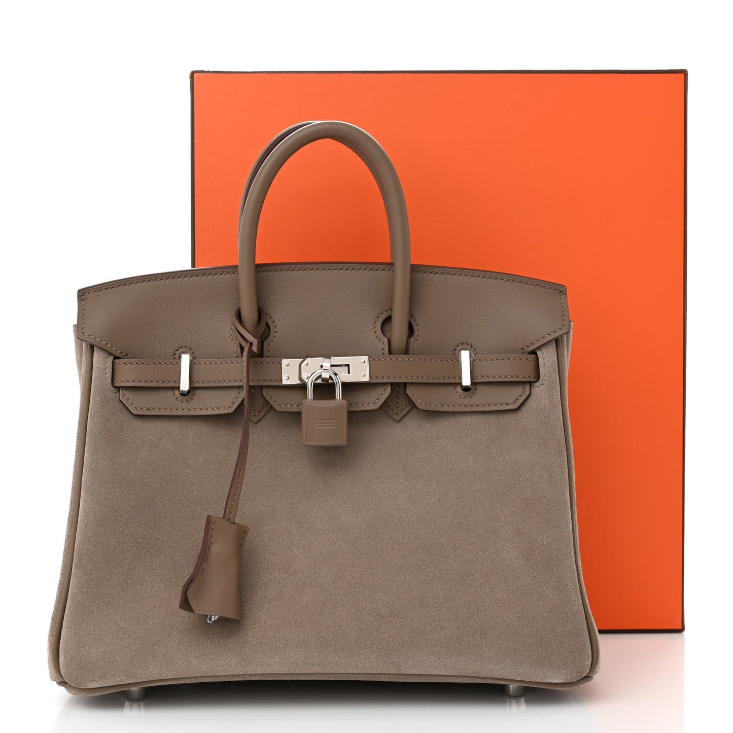 Veau Doblis Swift Grizzly Birkin 25 Etoupe