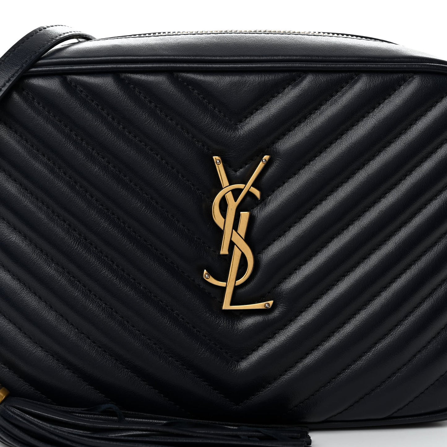 Calfskin Matelasse Monogram Lou Camera Bag Navy