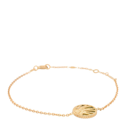 Christian Dior 18K Yellow Gold Diamond Black Onyx Mother of Pearl Rose Celeste Bracelet 2 of 4