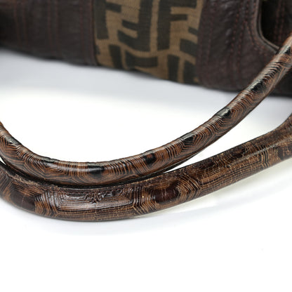 Fendi Zucca Nappa Nuvolata Vitello Tortuga Spy Tobacco Moro 17 of 19
