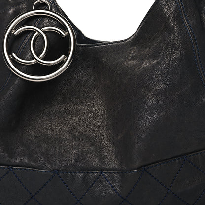 Chanel Calfskin Baby Coco Cabas Blue 8 of 12