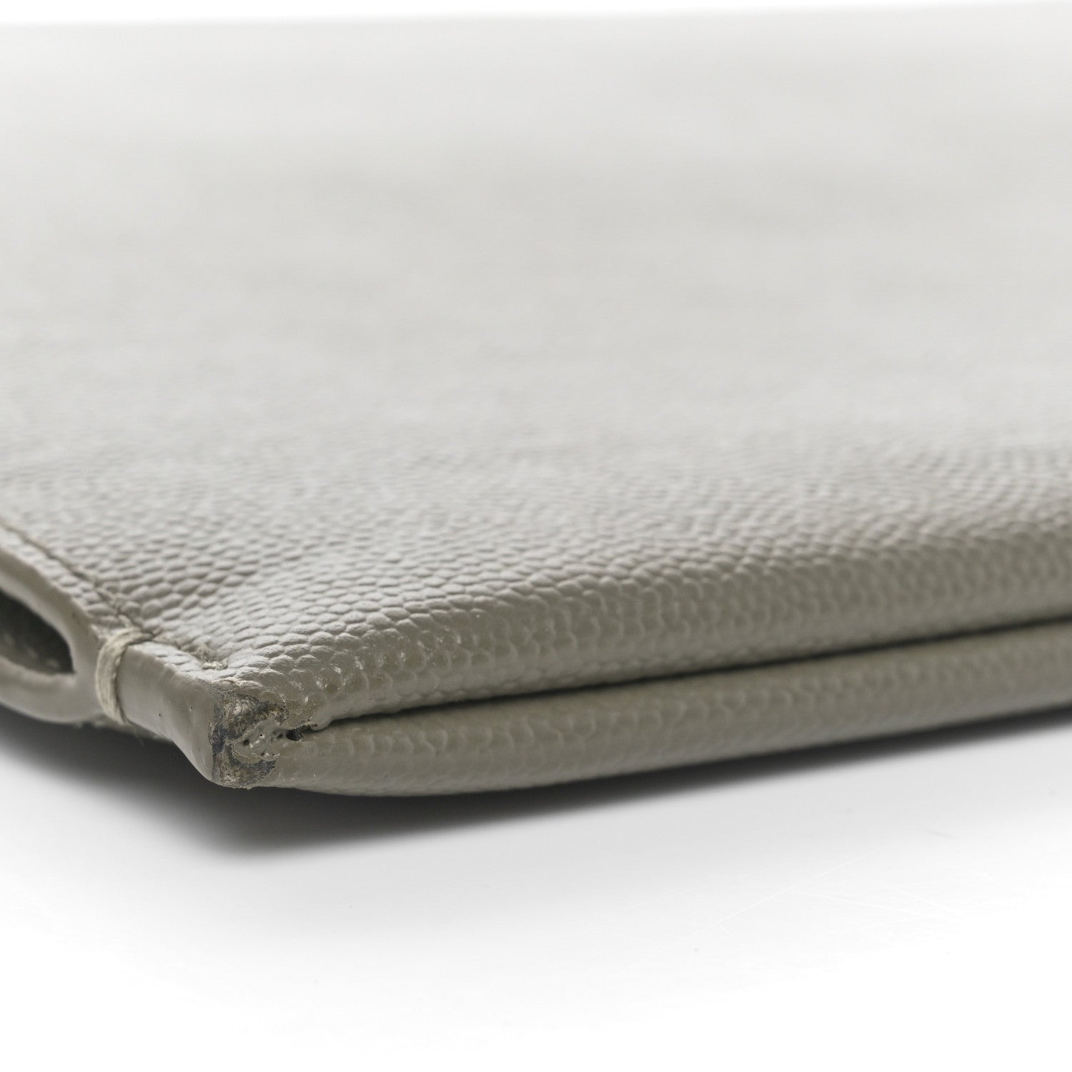 Saint Laurent Grain De Poudre Paris Zipped Tablet Holder Greyish Brown 5 of 9