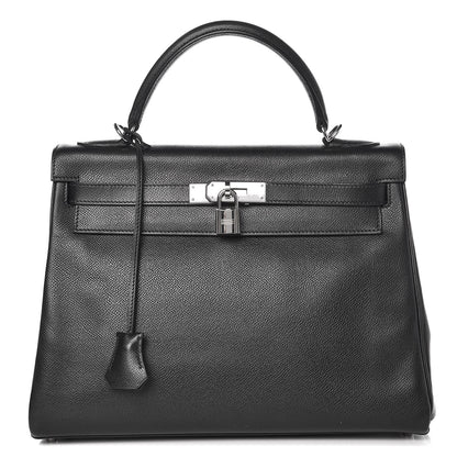Hermes Epsom Kelly Retourne 32 Black 1 of 36