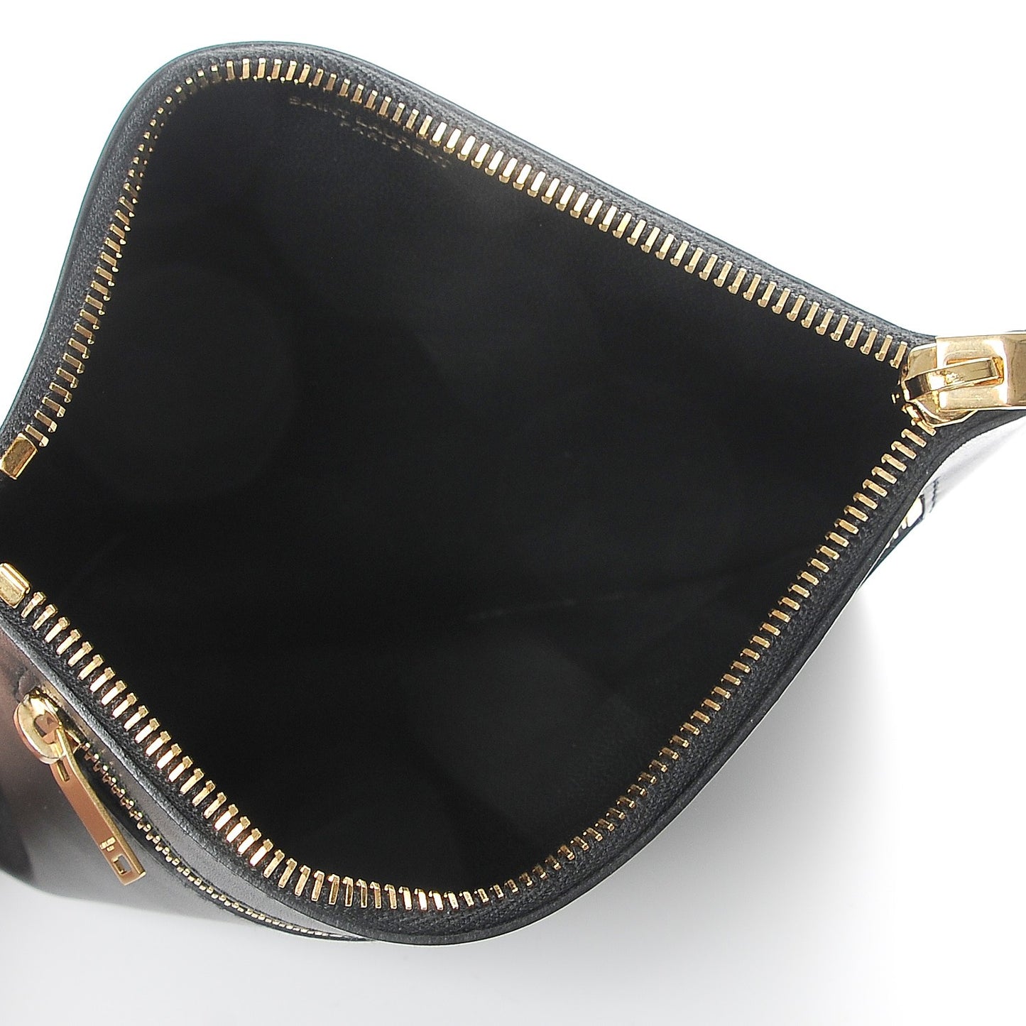 Lambskin Zip Pouch Black