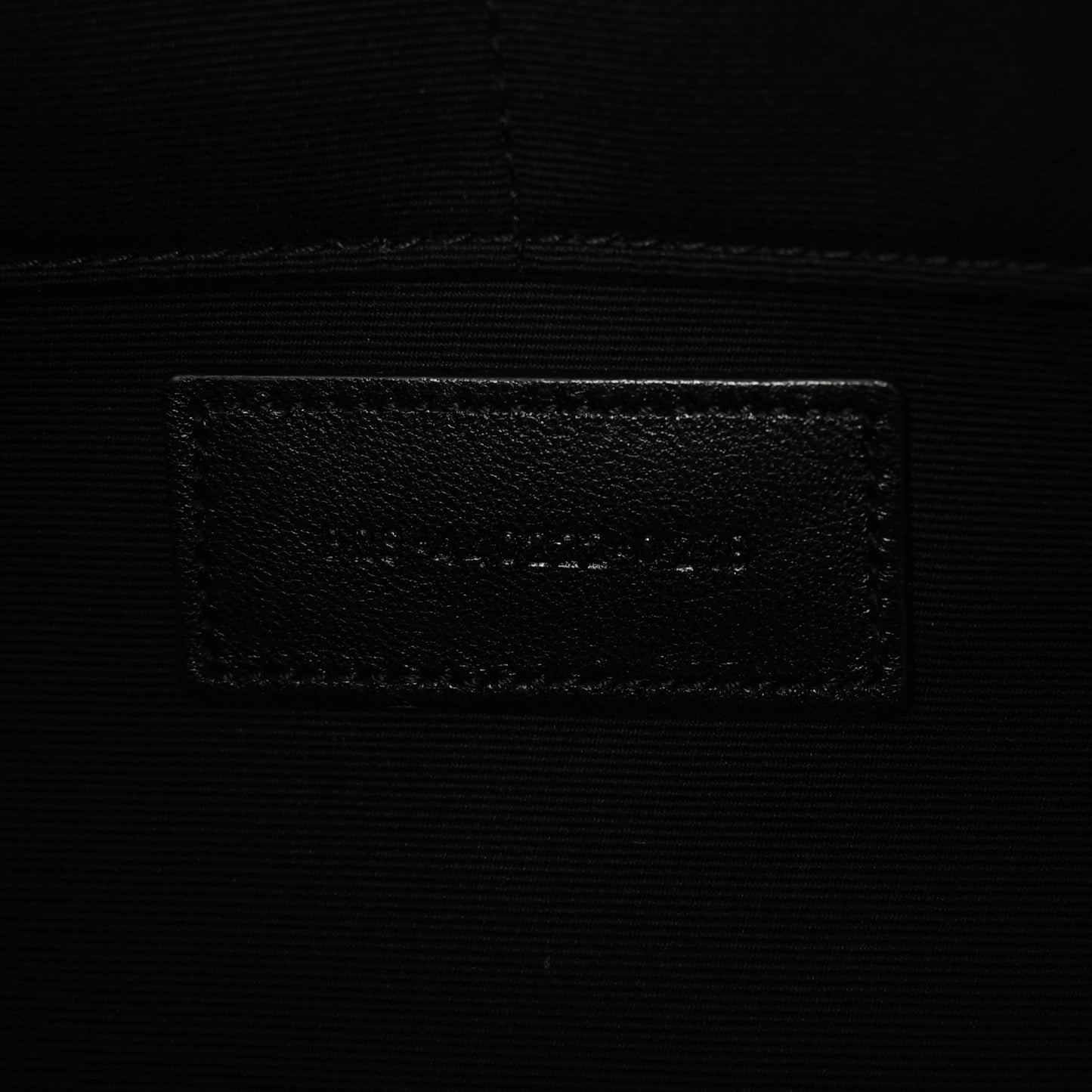 Calfskin Matelasse Chevron Monogram Document Holder Black