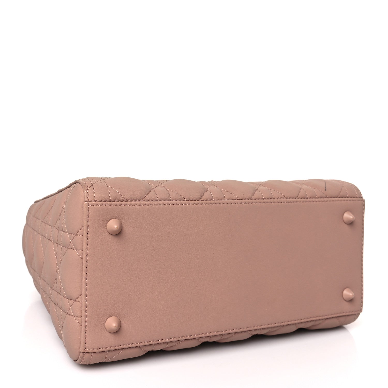Christian Dior Ultra Matte Calfskin Cannage Medium Lady Dior Beige 4 of 11