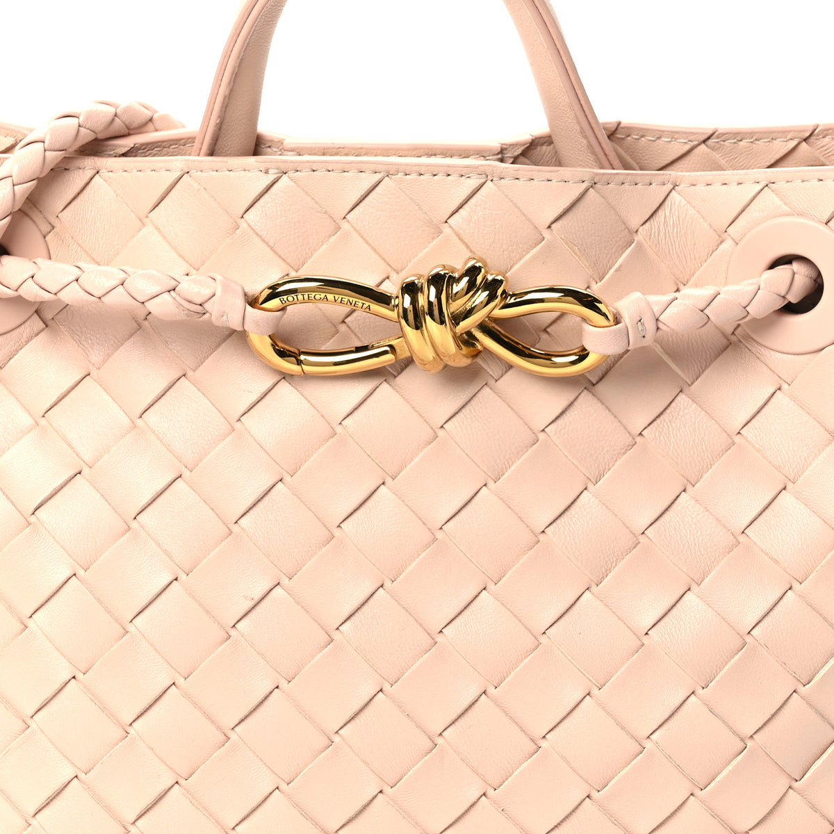 Bottega Veneta Nappa Intrecciato Small Andiamo Shoulder Bag Lotus 8 of 10