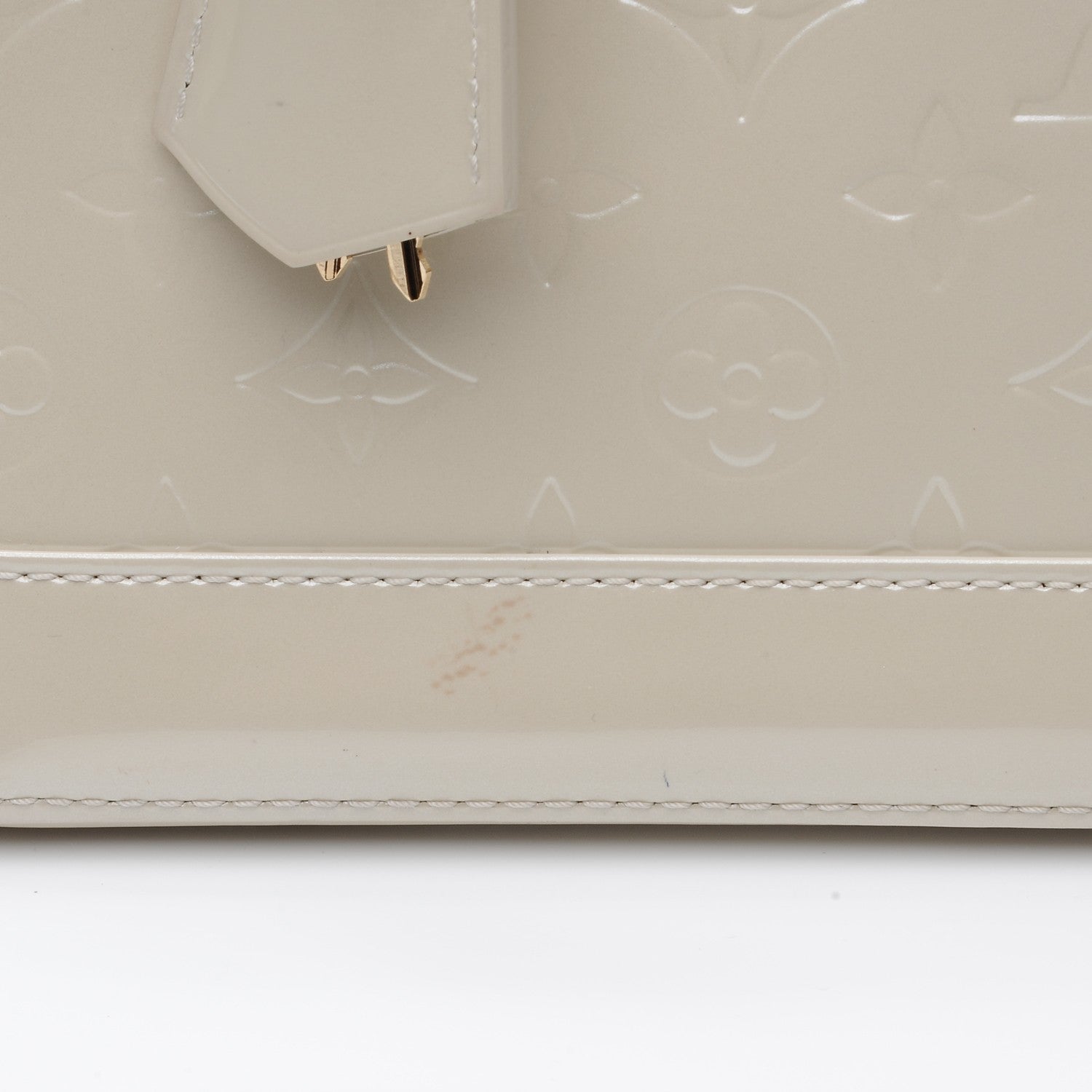 Louis Vuitton Vernis Alma PM Blanc Corail 7 of 12