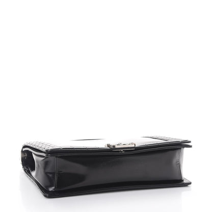 Chanel Glazed Calfskin Large Boy Flap Black 4 of 11