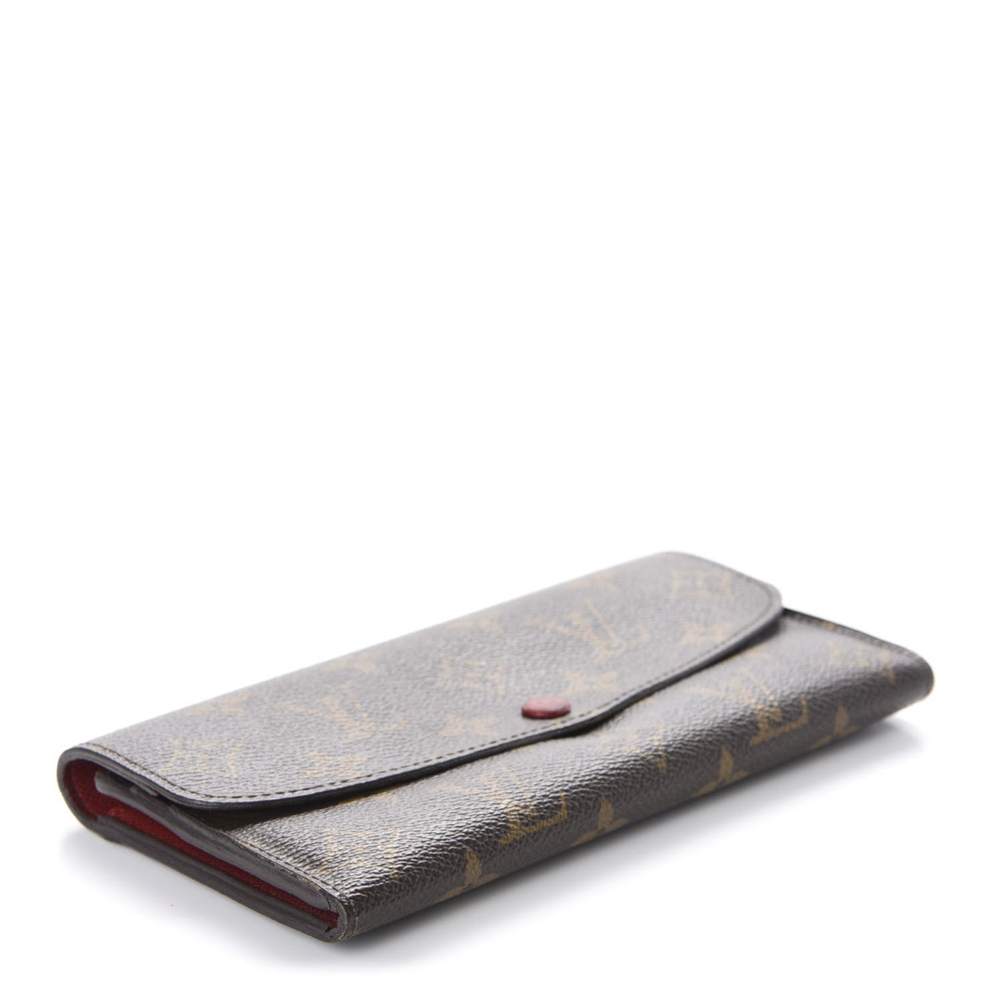 Monogram Emilie Wallet Red