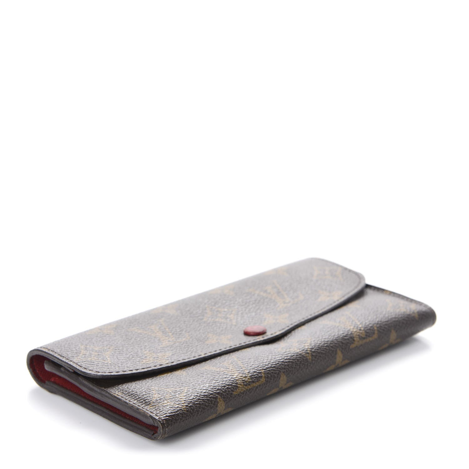 Louis Vuitton Monogram Emilie Wallet Red 3 of 12