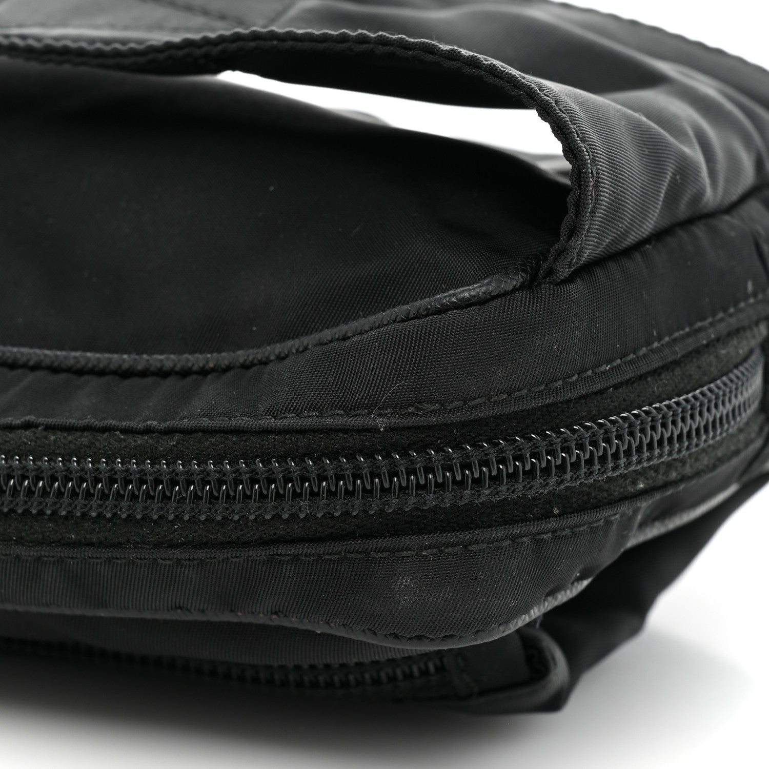 Prada Re-Nylon Saffiano Belt Bag L Black 10 of 11