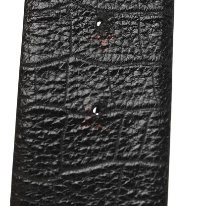 Chanel Crocodile Embossed Calfskin Gripoix Poured Glass Along The Nile CC Belt 80 32 Black 7 of 7