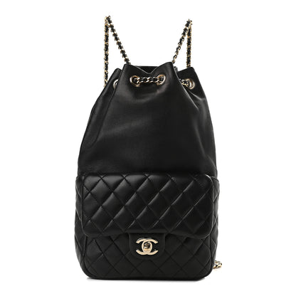 Chanel Lambskin Quilted Small in Seoul Backpack Black 1 of 8