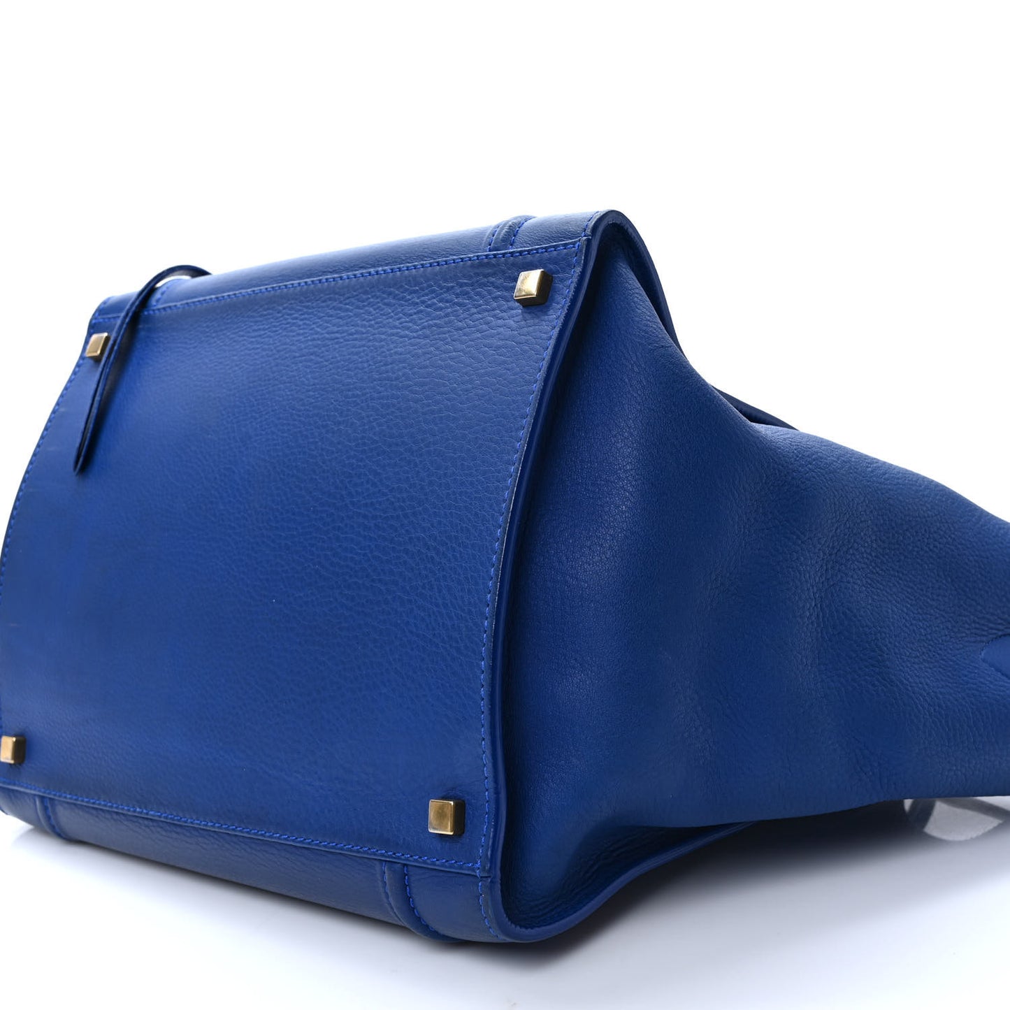 Supple Calfskin Medium Phantom Luggage Royal Blue