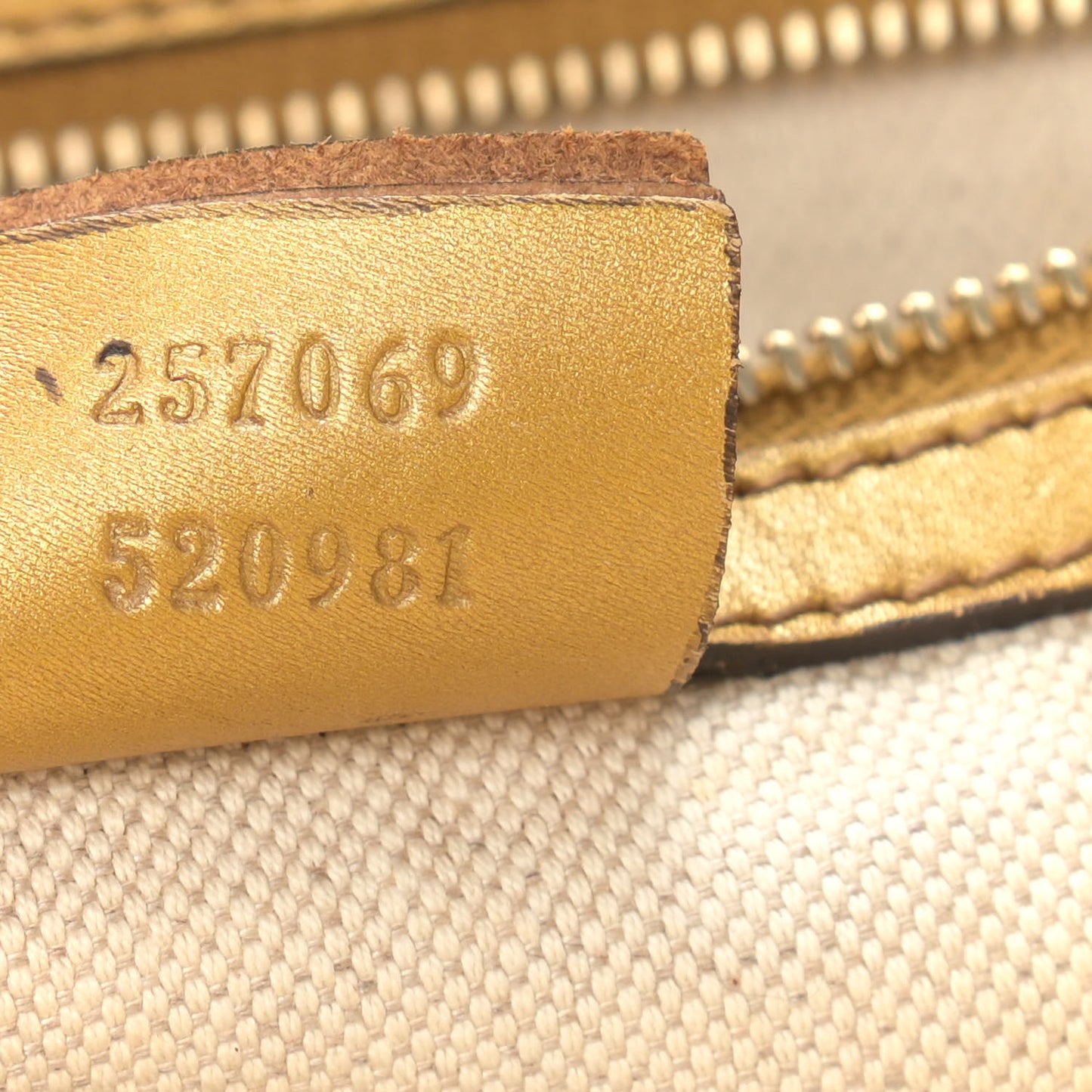 Monogram Small Lovely Heart Tote Gold