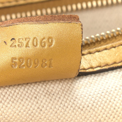 Gucci Monogram Small Lovely Heart Tote Gold 7 of 13