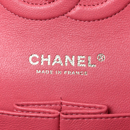 Chanel Metallic Caviar Quilted Medium Double Flap Pink 6 of 13