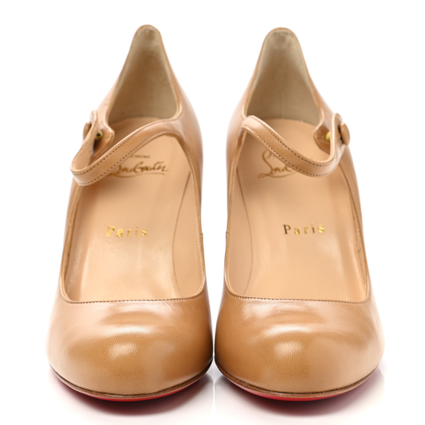 Nappa Mary Jane 85 Pumps 36.5 Beige