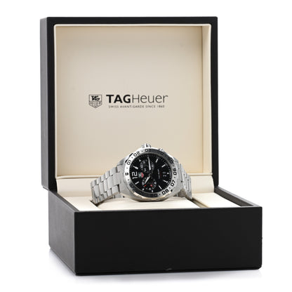 Tag Heuer Stainless Steel 41mm Formula 1 Quartz Watch Black WAZ111A 5 of 5