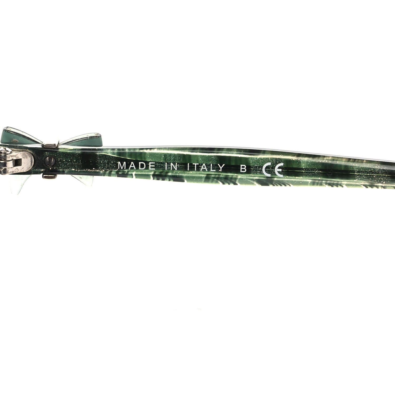 Chanel Acetate CC Bow Sunglasses 5205 Green 6 of 8