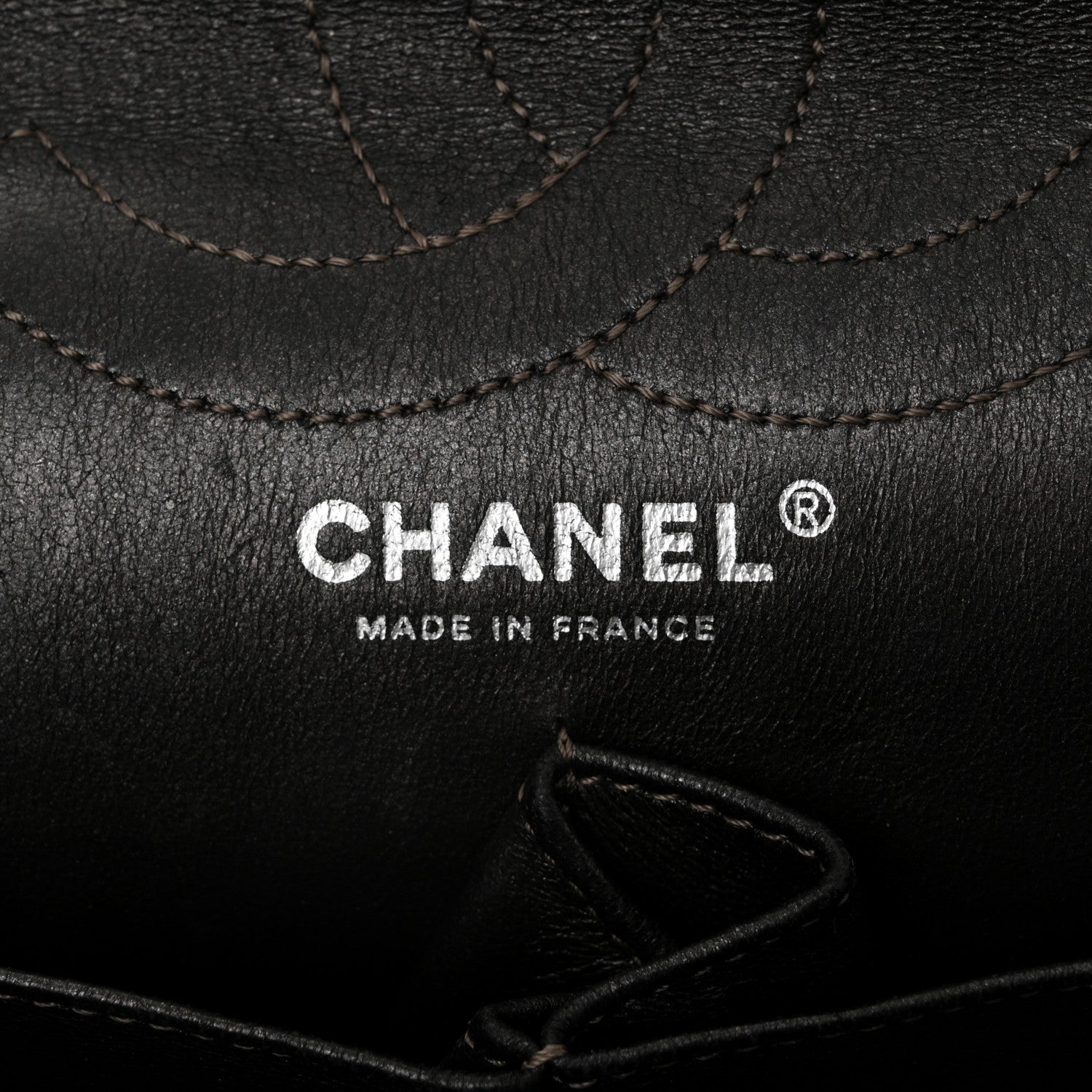 Chanel Metallic Calfskin Striped 2.55 Reissue 226 Flap Dark Silver 6 of 11