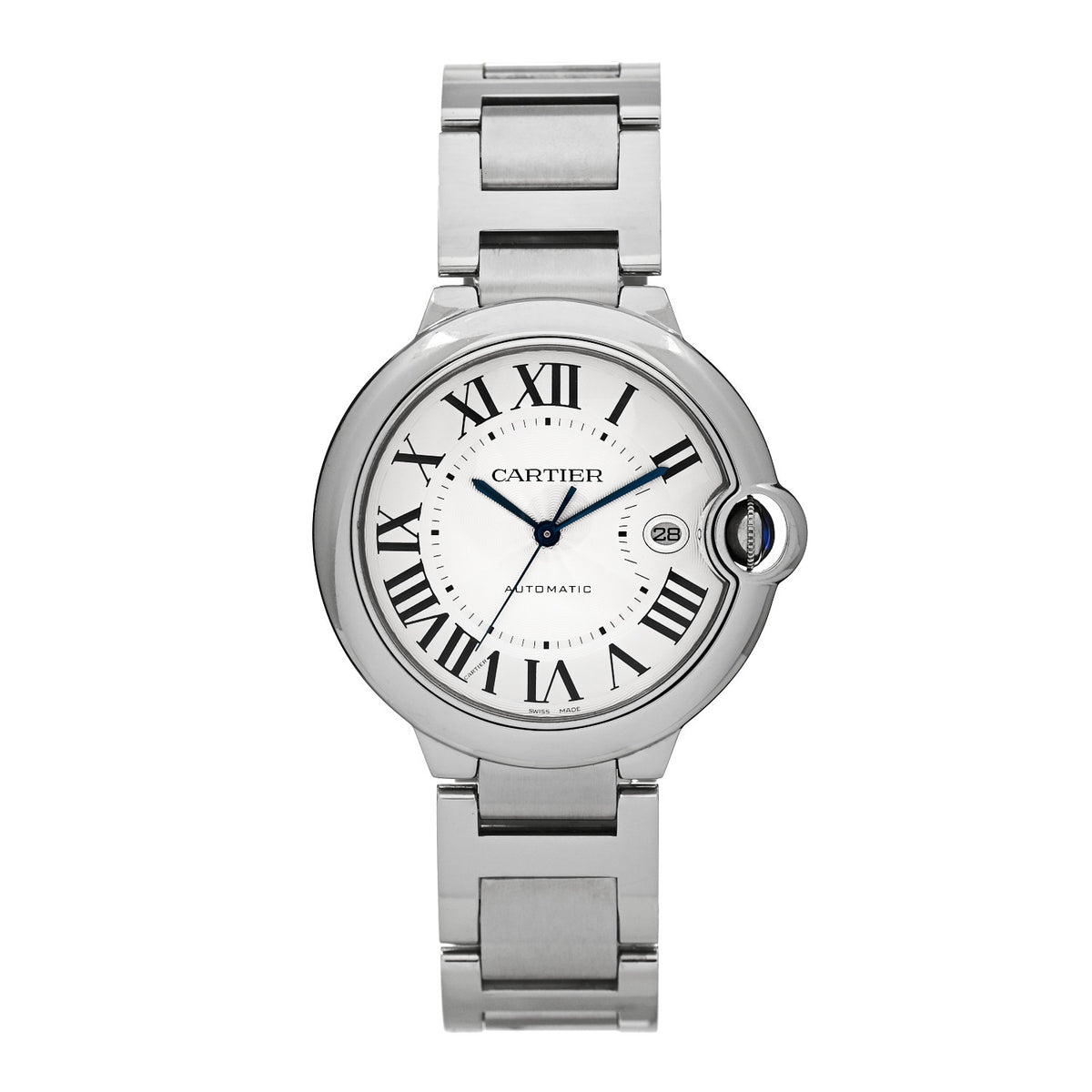Cartier Stainless Steel 42mm Ballon Bleu De Cartier Automatic Watch 1 of 5