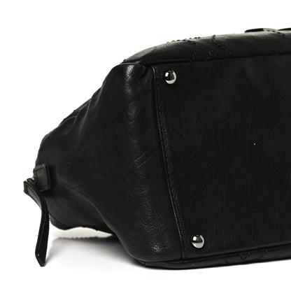 Chanel Calfskin Small Diamond Stitch Tote Black 9 of 10