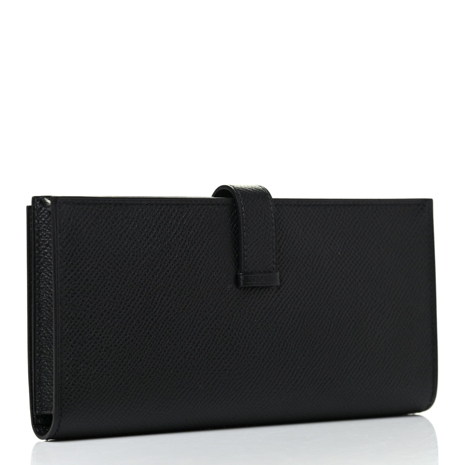 Hermes Epsom Bearn Gusset Wallet Black 3 of 8