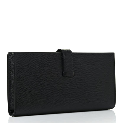 Hermes Epsom Bearn Gusset Wallet Black 3 of 8