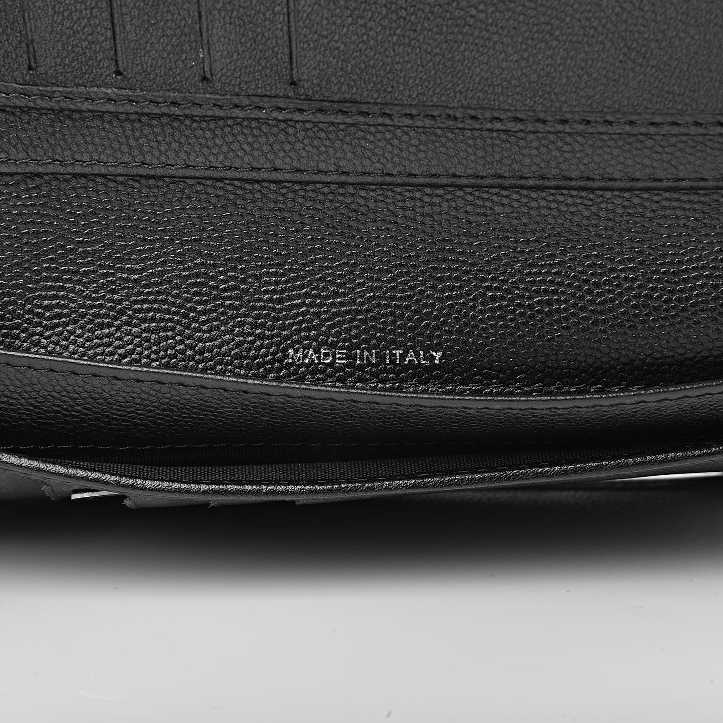 Caviar Sevruga Zip Pocket Wallet Black