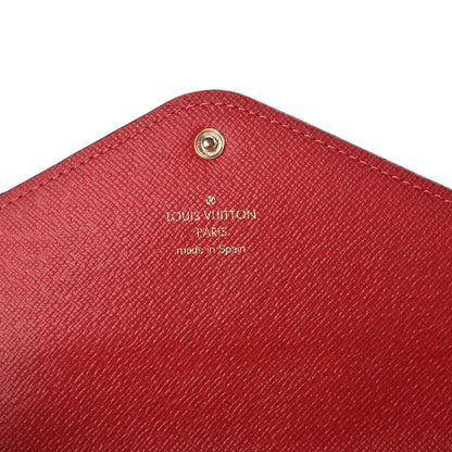 Louis Vuitton Damier Ebene Josephine Wallet Red 7 of 7