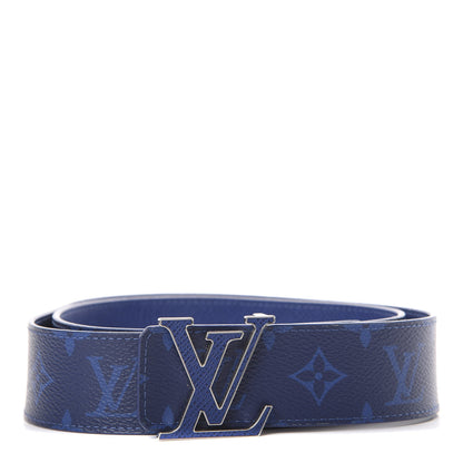 Louis Vuitton Monogram 40mm Reversible LV Initiales Belt 90 36 Cobalt Blue 1 of 10