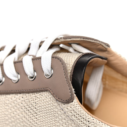 Christian Louboutin Calfskin Mens Junior Orlato Flat Sneakers 44 Natural 8 of 9