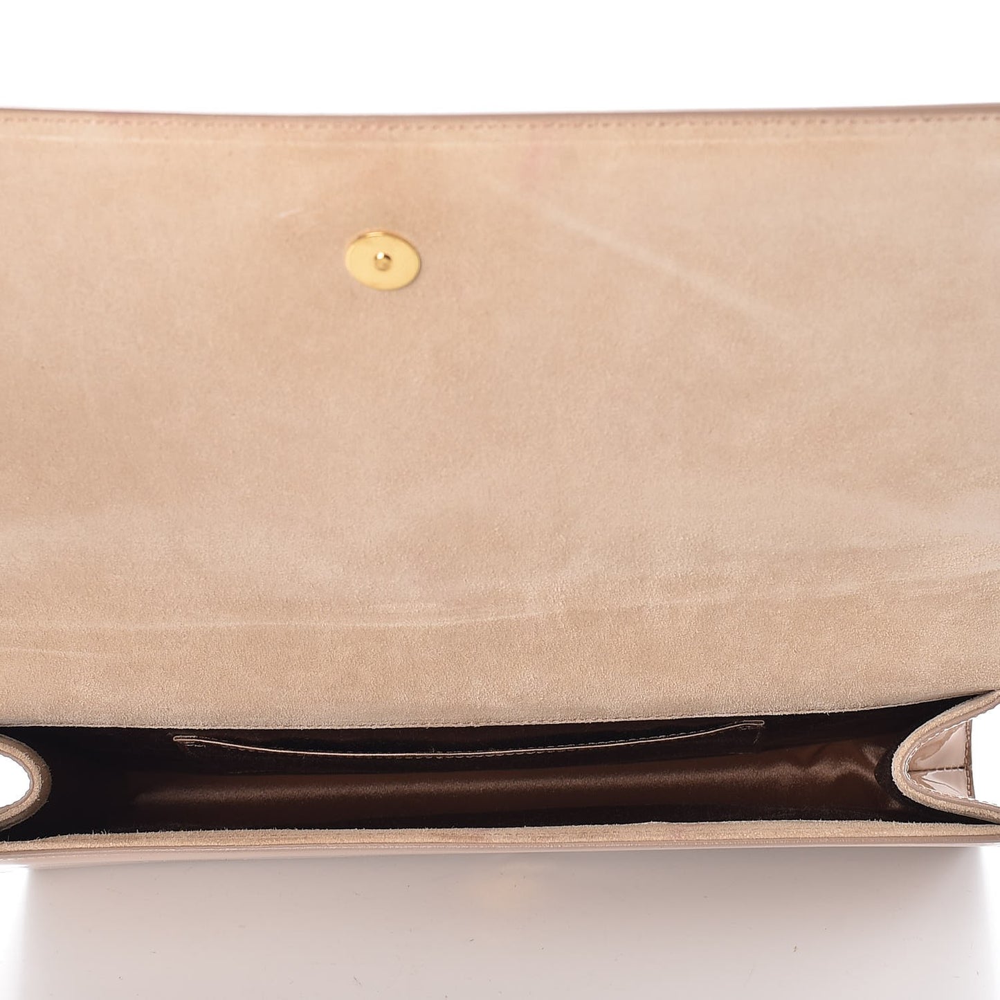 Patent Calfskin Monogram Large Belle De Jour Clutch Chair